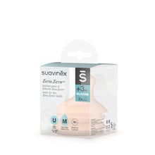 Load image into Gallery viewer, Suavinex Zero Zero Silicone Teat x 2 - Medium Flow 3M+
