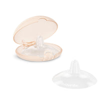 Load image into Gallery viewer, Suavinex Silicone Nipple Shields with Storage Box - S (21mm)
