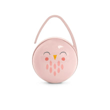 Load image into Gallery viewer, Suavinex Duo Soother Case - Bonhomia Owl Pink
