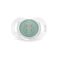 Load image into Gallery viewer, Suavinex Premium Soother with SX Pro Physiological Silicone Teat 0-6M - Bonhomia Owl Green
