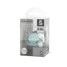 Load image into Gallery viewer, Suavinex Premium Soother with SX Pro Physiological Silicone Teat 6-18M - Bonhomia Owl Green
