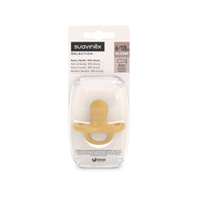 Load image into Gallery viewer, Suavinex Colour Essence All Silicone Soother with SX Pro Physiological Teat 6-18M - Mustard
