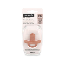 Load image into Gallery viewer, Suavinex Smoothie Ultra Light All Silicone Soother with SX Pro Physiological Teat 0-6M - colour Essence Brick Red
