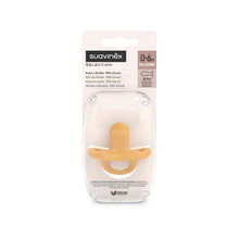 Load image into Gallery viewer, Suavinex Smoothie Ultra Light All Silicone Soother with SX Pro Physiological Teat 0-6M - colour Essence Mustard
