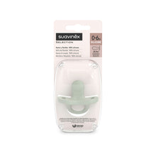 Load image into Gallery viewer, Suavinex Smoothie Ultra Light All Silicone Soother with SX Pro Physiological Teat 0-6M - colour Essence Green
