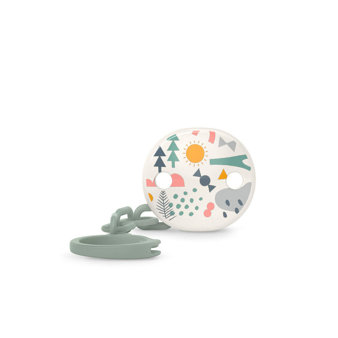 Suavinex A Walk  In The Park Chain Soother Clip - Green