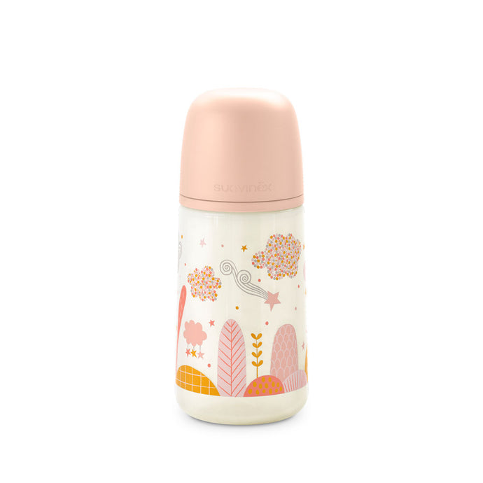 Suavinex Dreams Baby Bottle SX Pro 270ml Medium Flow 3+months - Pink