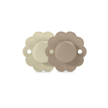 Load image into Gallery viewer, Suavinex Wonder SX Pro Soother 0-6 Months 2 Pack - Whitecap Grey/Cork
