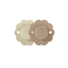 Suavinex Wonder SX Pro Soother 6-18 Months 2 Pack - Whitecap Grey/Raw Umber