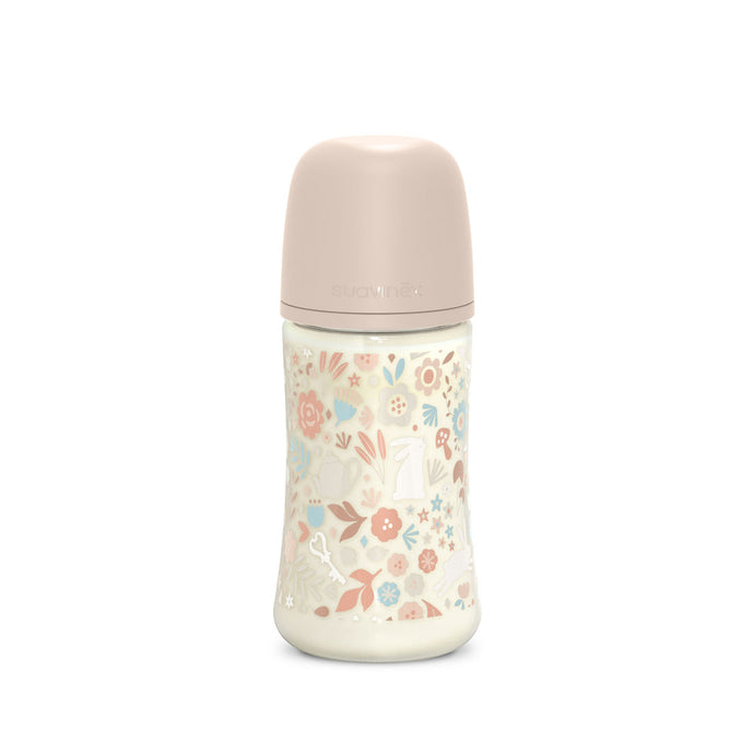 Suavinex Wonderland Baby Bottle SX Pro 270ml Medium Flow 3+ Months - Liberty Pink