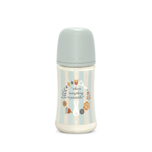 Load image into Gallery viewer, Suavinex Wonderland Baby Bottle SX Pro 270ml Medium Flow 3+ Months - Strips Blue Turquoise
