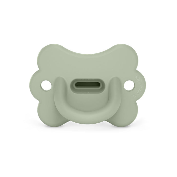 Suavinex Colour Essence Butterfly All Silicone SX Pro Soother 0-6 Months - Lake Green