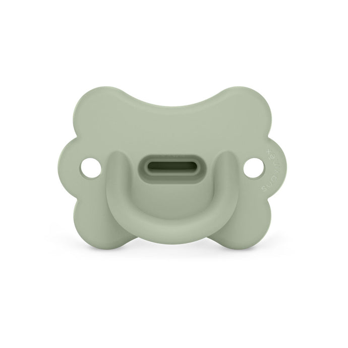 Suavinex Colour Essence Butterfly All Silicone SX Pro Soother 6-18 Months - Lake Green