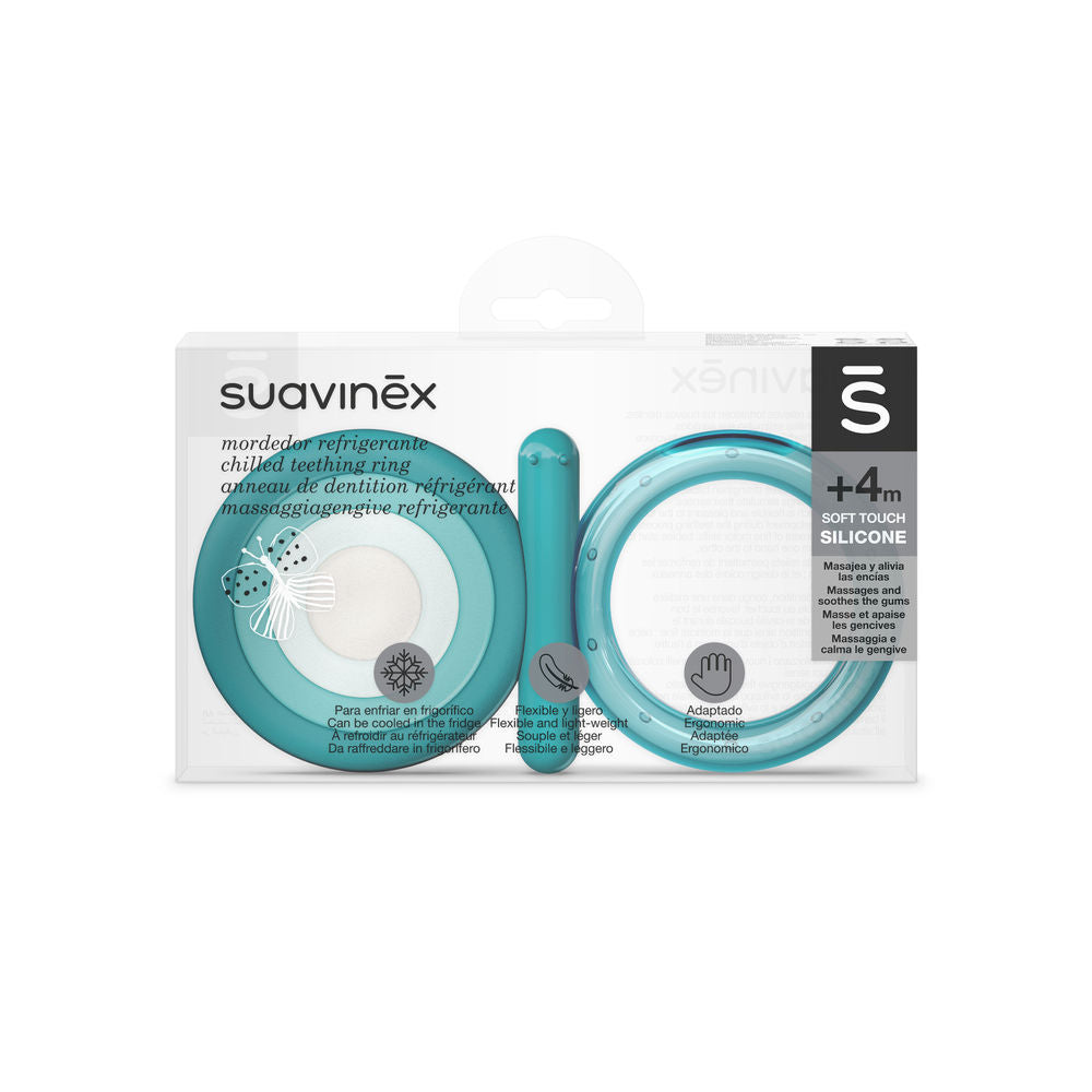 Suavinex Dragonfly Silicone Chilled Teething Ring Blue – Bloom