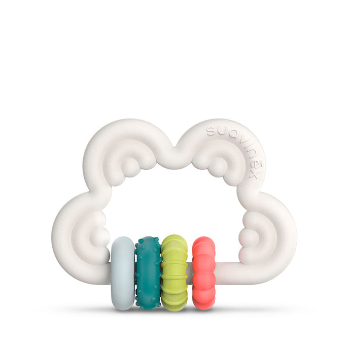 Suavinex Cloud Silicone Educational Teething Ring - Multicolor