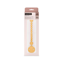 Load image into Gallery viewer, Suavinex Silicone Bobble Soother Clip - colour Essence Mustard
