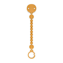 Load image into Gallery viewer, Suavinex Silicone Bobble Soother Clip - colour Essence Mustard
