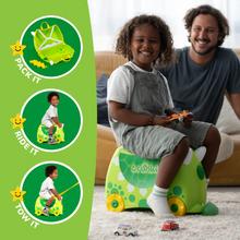 Load image into Gallery viewer, Trunki Ride On Luggage - Dudley the Dinosaur
