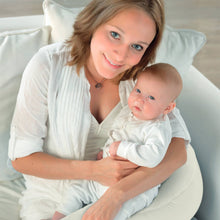 Load image into Gallery viewer, Theraline Plushy Moon Cuddle &amp; Nursing Pillow - Cream
