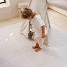 Load image into Gallery viewer, Toddlekind Prettier Puzzle Playmat - Linear - Linen
