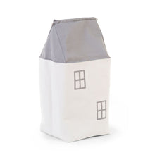 Load image into Gallery viewer, Childhome Toy Box House - Polyester - Grey Off White
