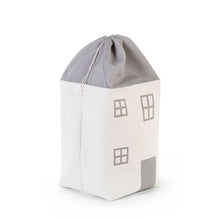 Load image into Gallery viewer, Childhome Toy Box House - Polyester - Grey Off White
