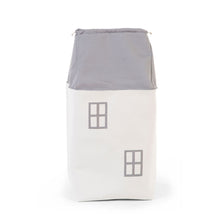 Load image into Gallery viewer, Childhome Toy Box House - Polyester - Grey Off White
