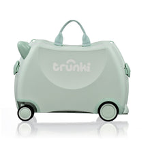 Load image into Gallery viewer, Trunki Glide Ride-on Luggage - Solid Green
