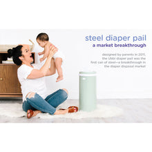 Load image into Gallery viewer, Ubbi Nappy Pail - Matte Black
