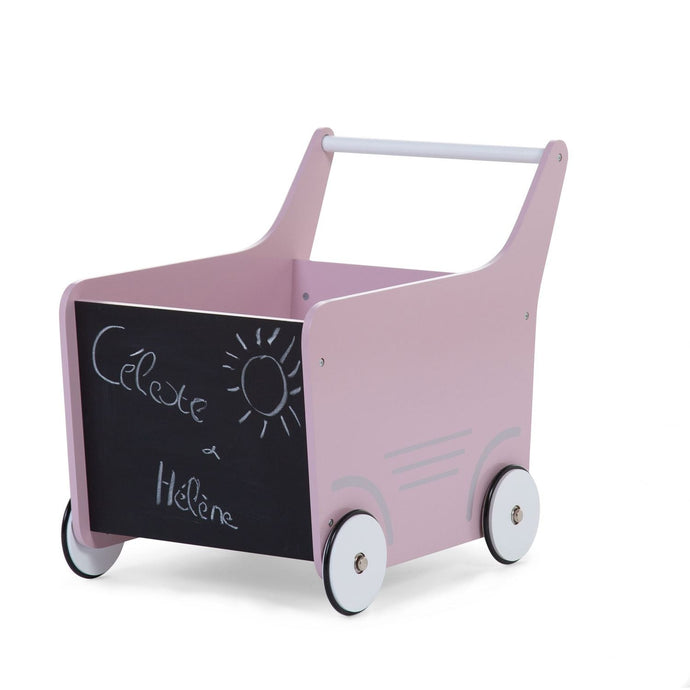 Childhome Baby Walker - Wood - Soft Pink