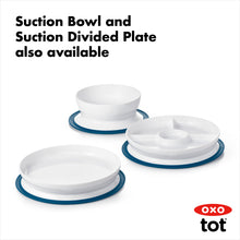 Load image into Gallery viewer, OXO Tot Stick &amp; Stay Suction Divided Plate - Navy
