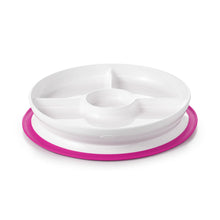 Load image into Gallery viewer, OXO Tot Stick &amp; Stay Suction Divided Plate - Pink
