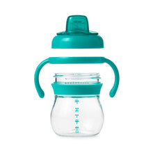 Load image into Gallery viewer, OXO Tot Grow Soft Spout Sippy Cup With Removable Handles - 6 Oz - Teal

