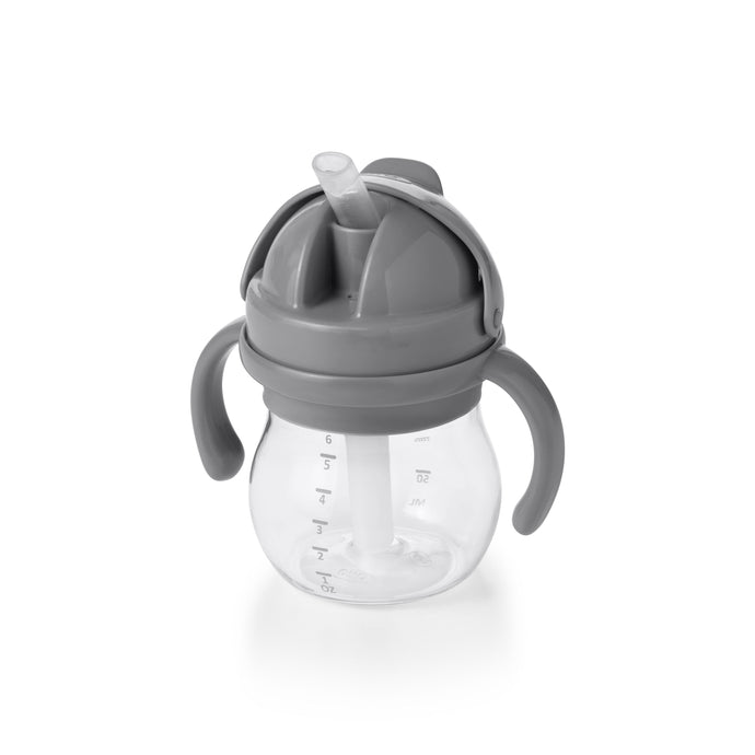 OXO Tot Grow Straw Cup with Removable Handles - Grey