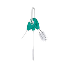 Load image into Gallery viewer, Oxo Tot On the Go Straw &amp; Sippy Cup Top Cleaning Set - Teal (1)
