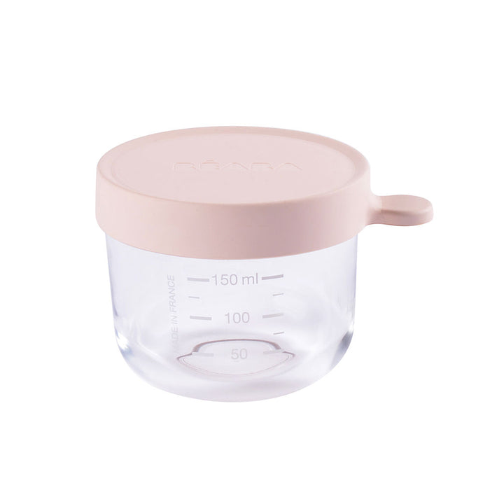 Beaba Superior Glass Conservation Jar 150ml - Pink
