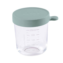 Load image into Gallery viewer, Beaba Superior Glass Conservation Jar 250ml - Eucalyptus
