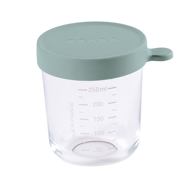 Beaba Beaba Superior Glass Conservation Jar 250ml - Eucalyptus