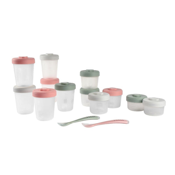 Beaba Beaba Clip Portions Meal & Food Storage Expert Pack - Eucalyptus
