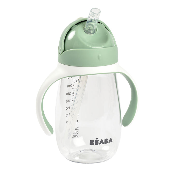 Beaba Straw Cup 300ml - Sage Green