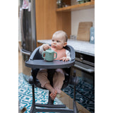 Beaba Silicone Learning Cup with Spout Lid - Sage Green