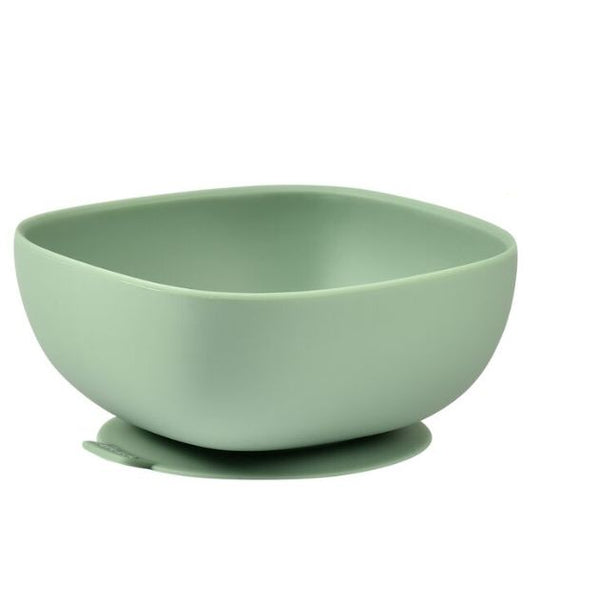 Beaba Silicone Suction Bowl - Sage Green