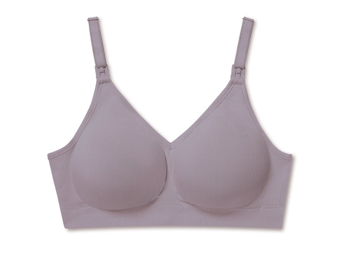 Bravado Designs Body Silk Seamless Nursing Bra - Sustainable - Grey Orchid M