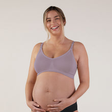 Load image into Gallery viewer, Bravado Designs Body Silk Seamless Nursing Bra - Sustainable - Grey Orchid L
