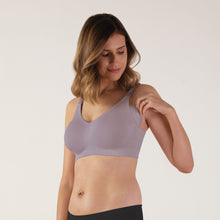 Load image into Gallery viewer, Bravado Designs Body Silk Seamless Nursing Bra - Sustainable - Grey Orchid XL
