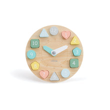 Load image into Gallery viewer, Bubble Wooden Learning Clock
