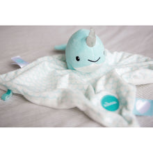 Load image into Gallery viewer, Bubble Comforter - Tusky the Narwhal
