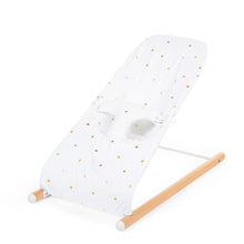 Load image into Gallery viewer, Childhome Evolux Bouncer Cover - Jersey Gold Dots
