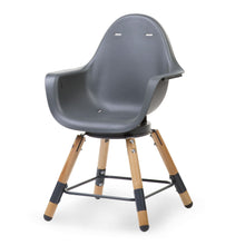 Load image into Gallery viewer, Childhome Evolu One.80° High Chair - Natural Anthracite
