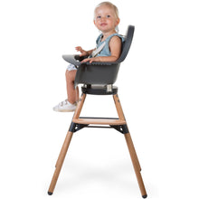 Load image into Gallery viewer, Childhome Evolu One.80° High Chair - Natural Anthracite
